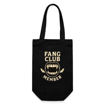 Membre du Fang Club, Drôle d’Halloween - Sac à bouteille - noir - Devant
