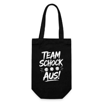 Team Shock Out! Shock Out! Dice Puzzle Jule - Gift Bag for Bottles - black - Front