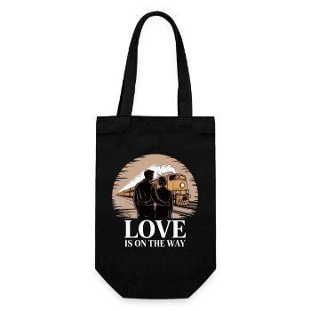 L'amour en chemin Train Romance - Sac à bouteille - noir - Devant