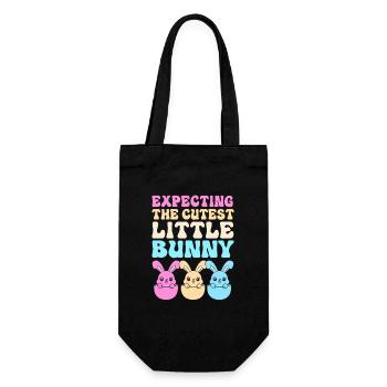 Gender Reveal Pâques Future maman - Sac à bouteille - noir - Devant
