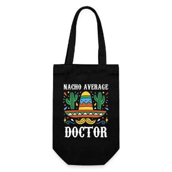Nacho Average Doctor - Gift Bag for Bottles - black - Front