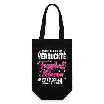 I'm the crazy football mom - Gift Bag for Bottles - black - Front