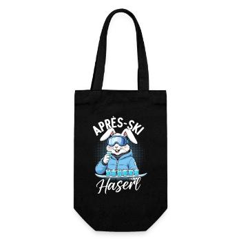 Après-ski bunny - Gift Bag for Bottles - black - Front