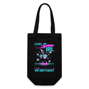 Birthday Gamer VR - Gift Bag for Bottles - black - Front