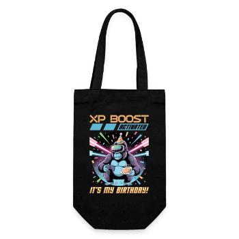 Birthday Gamer VR - Gift Bag for Bottles - black - Front