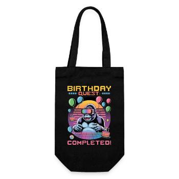Birthday Gamer VR - Gift Bag for Bottles - black - Front