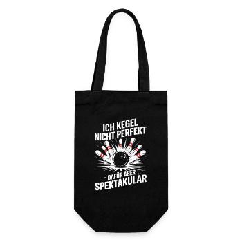 Je ne joue pas parfaitement - mais de manière spectaculaire - Sac à bouteille - noir - Devant