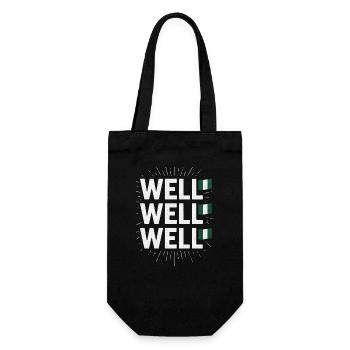 Eh bien, Nigeria Pride, mème drôle disant nigérian - Sac à bouteille - noir - Devant