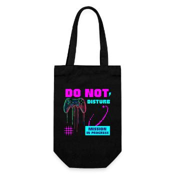 Do Not DISTURB - Gaming Mission - Geschenkbeutel für Flaschen - Schwarz - Vorne
