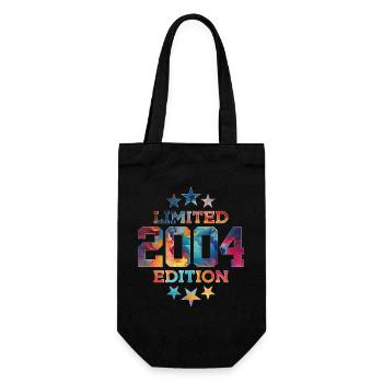 LIMITED EDITION 2004 22ND BIRTHDAY - Gift Bag for Bottles - black - Front
