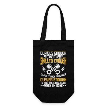 Mécanicien automobile Mécatronicien Technicien Tournevis Cadeau - Sac à bouteille - noir - Devant