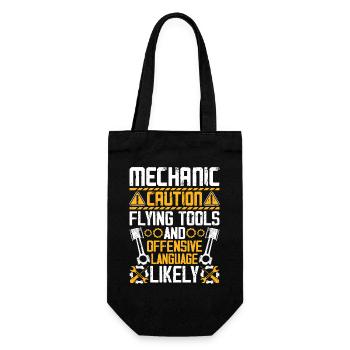 Mécanicien automobile Mécatronicien Technicien Tournevis Cadeau - Sac à bouteille - noir - Devant