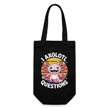 Axolotl Dire Axolotls Drôle Axolotl Cadeau - Sac à bouteille - noir - Devant