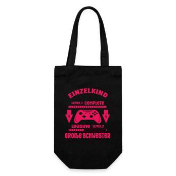 Only Child Complete - Loading Big Sister 2026 - Gift Bag for Bottles - black - Front