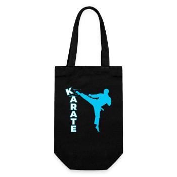 Karaté, Karaté Combattant, Arts martiaux, Karaté Kick - Sac à bouteille - noir - Devant