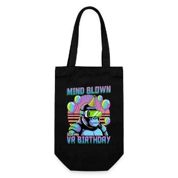 Birthday Gamer VR - Gift Bag for Bottles - black - Front
