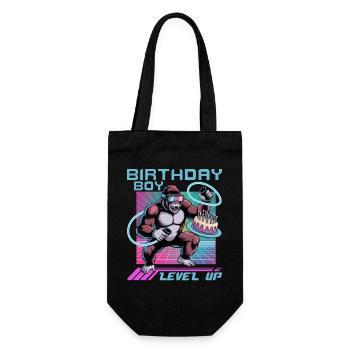 Birthday Gamer VR - Gift Bag for Bottles - black - Front