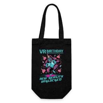 Anniversaire Gamer VR - Sac à bouteille - noir - Devant