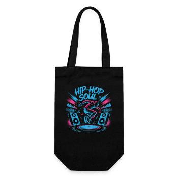 Streetdance Beat – Urban DJ Music Design - Gift Bag for Bottles - black - Front