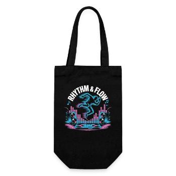 Streetdance Beat – Urban DJ Music Design - Gift Bag for Bottles - black - Front