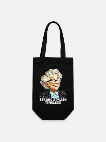 FEMME PLUS ÂGÉE FORTE ÉLÉGANTE INTEMPORELLE - Sac à bouteille - noir