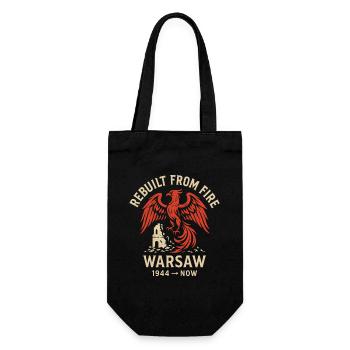 Reconstruit à partir de Fire Warsaw Phoenix Design - Sac à bouteille - noir - Devant