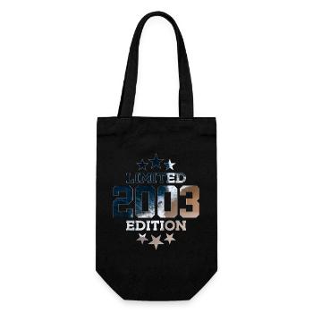 LIMITED EDITION 2003 23RD BIRTHDAY - Gift Bag for Bottles - black - Front