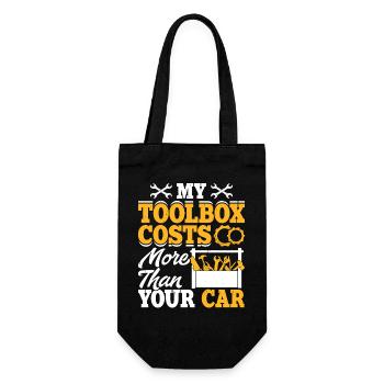 Mechanic Mechatronics Technician Screwdriver Gift - Gift Bag for Bottles - black - Front