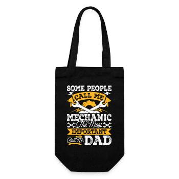 Mechanic Mechatronics Technician Screwdriver Gift - Gift Bag for Bottles - black - Front