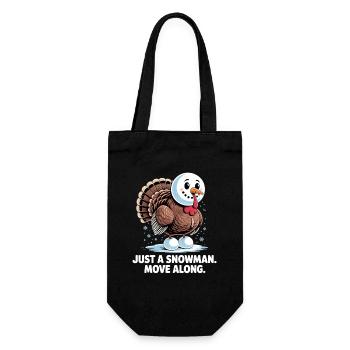 No turkey for dinner - Gift Bag for Bottles - black - Front