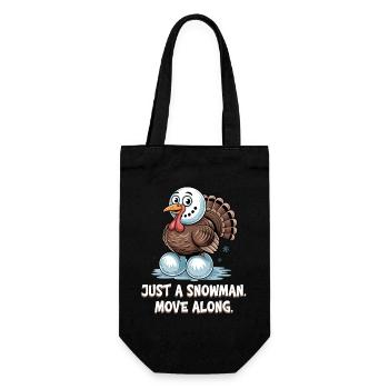 No turkey for dinner - Gift Bag for Bottles - black - Front