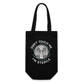 Cleanroom Technician Controlled Environment - Gift Bag for Bottles - black - Front
