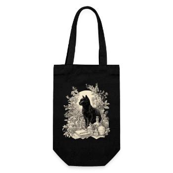 Chat Noir Vintage Apothicaire - Sac à bouteille - noir - Devant