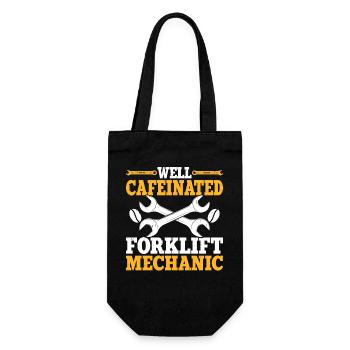 Mechanic Mechatronics Technician Handyman Gift - Gift Bag for Bottles - black - Front