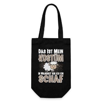 Sheep Costume - Gift Bag for Bottles - black - Front