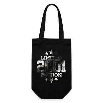 LIMITED EDITION 2001 25TH BIRTHDAY - Gift Bag for Bottles - black - Front