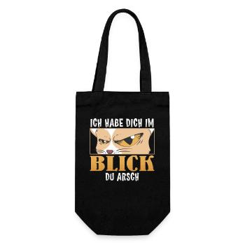 Mallorca I HAVE YOU IN VIEW YOU ASS Funny - Gift Bag for Bottles - black - Front