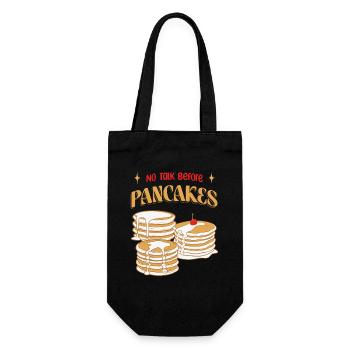 Butter Waffles Breakfast Fan Shirt - Sac à bouteille - noir - Devant