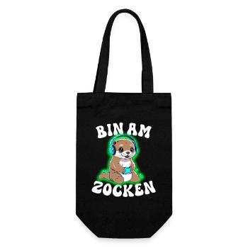 I'm playing Otter - Gift Bag for Bottles - black - Front