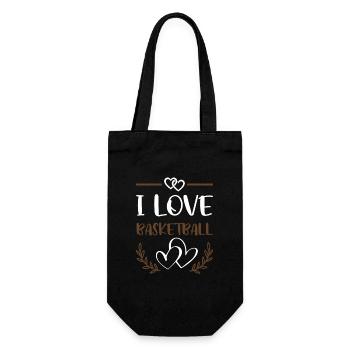 J’adore le basket-ball - Sac à bouteille - noir - Devant
