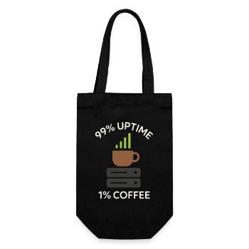 Network Infrastructure Rack and Stack Engineer - Gift Bag for Bottles - black - Front
