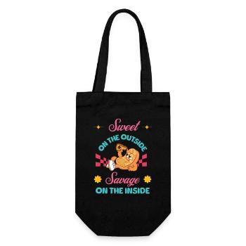 Butter Waffles Breakfast Fan Shirt - Sac à bouteille - noir - Devant