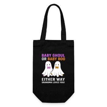 Halloween Gender Reveal - Geschenkbeutel für Flaschen - Schwarz - Vorne