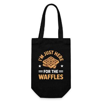 Butter Waffles Breakfast Fan Shirt - Sac à bouteille - noir - Devant