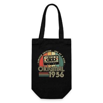 Original 1956 Vintage Vintage Anniversaire Rétro - Sac à bouteille - noir - Devant