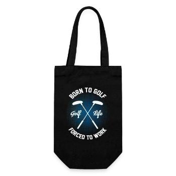 Class Golf Player Leisure Golf Club Design - Gift Bag for Bottles - black - Front