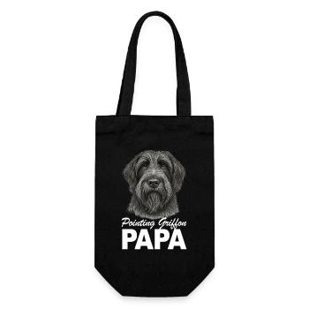 Griffon Korthal's dad - Gift Bag for Bottles - black - Front