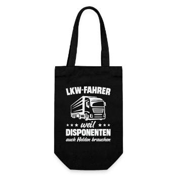 Truck Driver Truck Driver Trucker Truck Driver - Gift Bag for Bottles - black - Front
