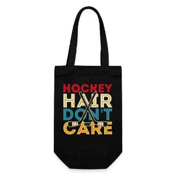 Hockey Eishockey Eishockeyspieler Geschenk - Gift Bag for Bottles - black - Front