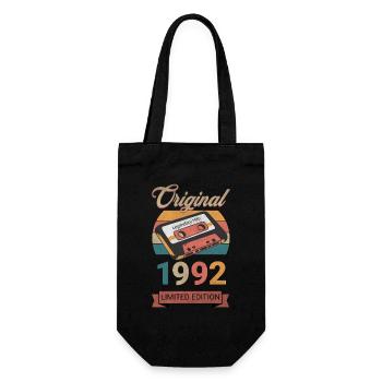 Original 1992 Limited Edition Geburtstag Geschenk - Geschenkbeutel für Flaschen - Schwarz - Vorne